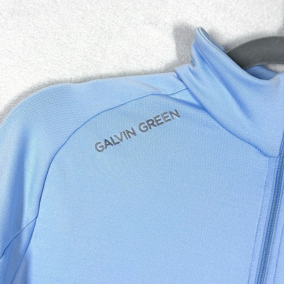Galvin Green Shirt Mens Small Drake Insula Pullover 1/4 Zip Golf Midlayer Blue - Picture 5 of 15